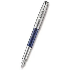 Parker Sonnet Atlas Blue Silver CT-Spitze M